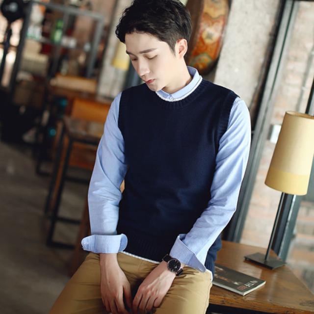 全6色 ニットベスト メンズ ラウンドネック ベスト 大きいサイズ ビジネスベスト トップス 男性 オフィス カジュアル お洒落 コットン の通販はau Pay マーケット 華やか