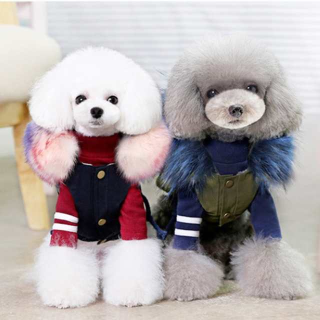 犬服 コート 小型犬 中型犬 秋 冬 犬コート 犬服 ファー付き 犬 コート かっこいい おしゃれ 犬服 ドッグウェア 犬 服 犬の服 の通販はau Pay マーケット 華やか