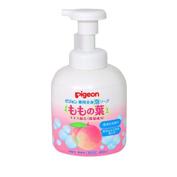 ピジョン(Pigeon) 薬用全身泡ソープ(ももの葉) 450mL - おふろ