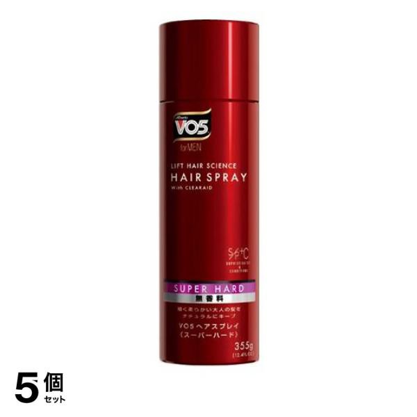 5個セット VO5 for MEN(フォアメン) ヘアスプレイ スーパーハード 無香料 355gの通販は 4,521円