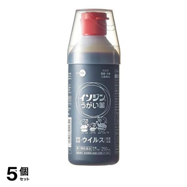 第３類医薬品 5個セット クーポン有 イソジン うがい薬 250mL ポビドンヨード口腔 喉 殺菌 消毒 洗浄 口臭