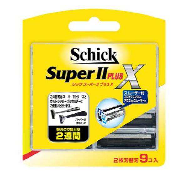 Schick(シック) スーパー2プラスX 替刃 9個入