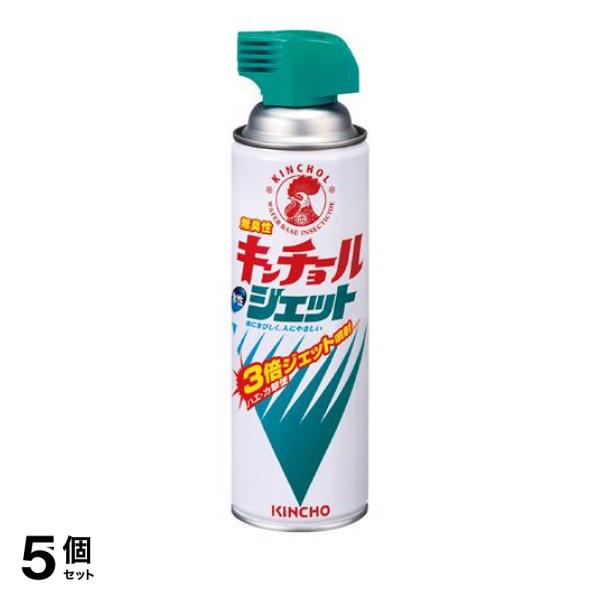 5個セット クーポン有 KINCHO 水性キンチョールジェット 無臭性 450mL