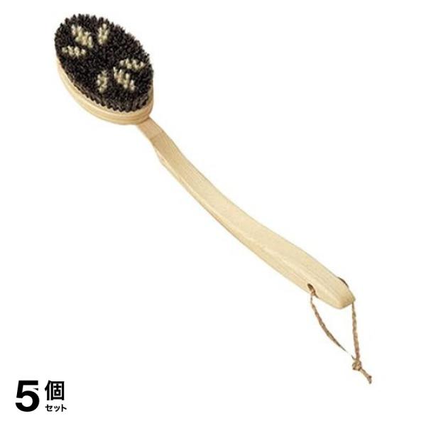 5個セット クーポン有 マーナ Bath(バス)ボディブラシ 曲柄 (馬毛) B583 1本