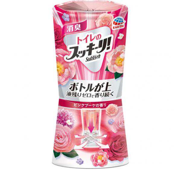 トイレのスッキーリ!Sukki-ri! ピンクブーケの香り芳香剤 400mL