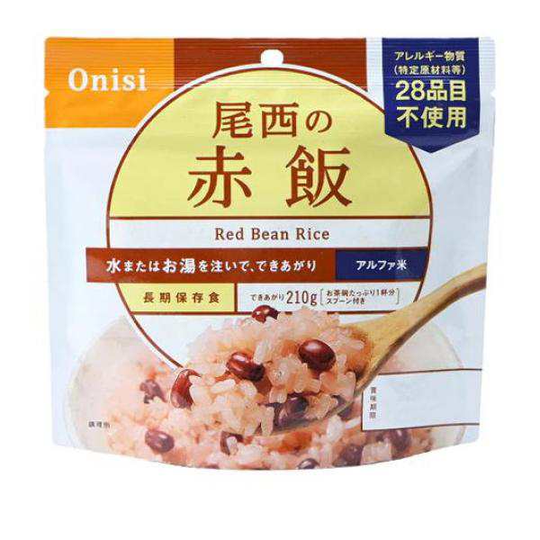 尾西食品 長期保存食 尾西の赤飯 100g