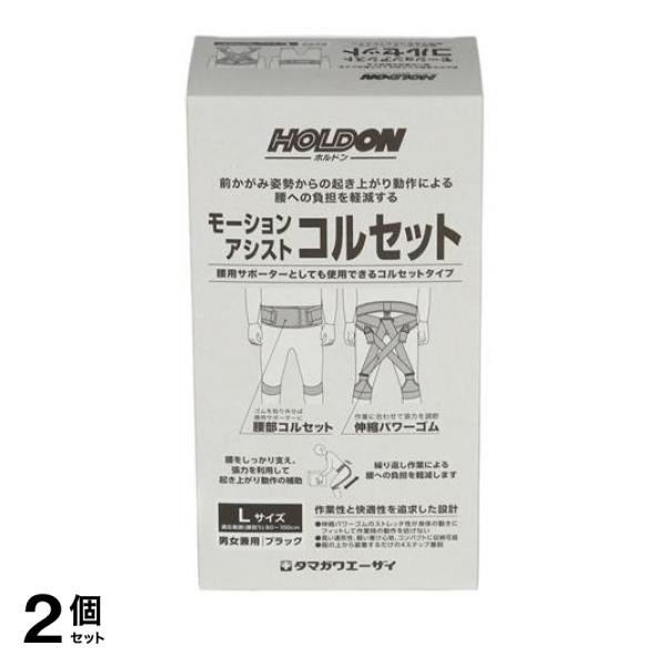 2個セット クーポン有 ホルドン モーションアシストコルセット 1個入 (Lサイズ)