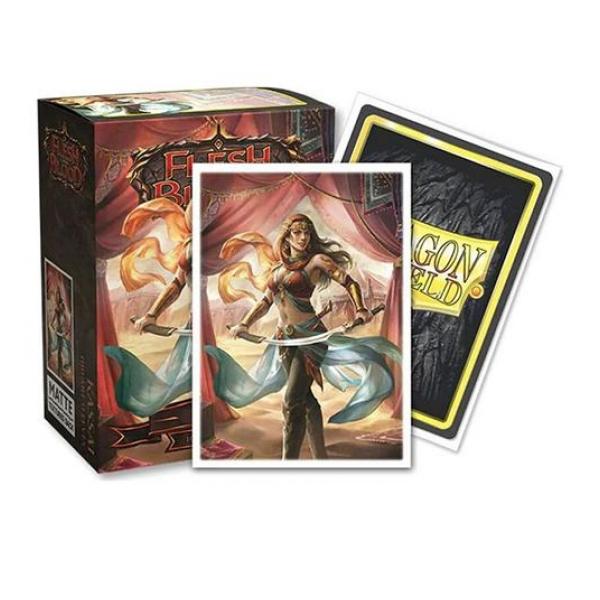 Flesh and Blood Kassai アートスリーブ 100枚 ドラゴンシールド マットアートスリーブ フレッシュ＆ブラッド AT