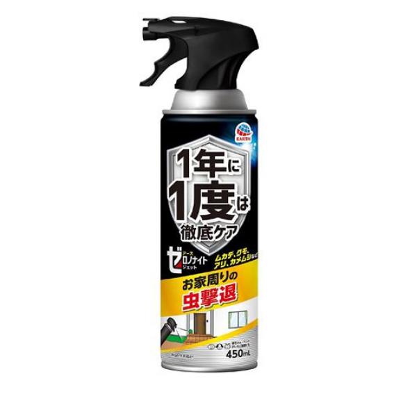 クーポン有 アースゼロノナイト イヤな虫用 ジェット 450mL