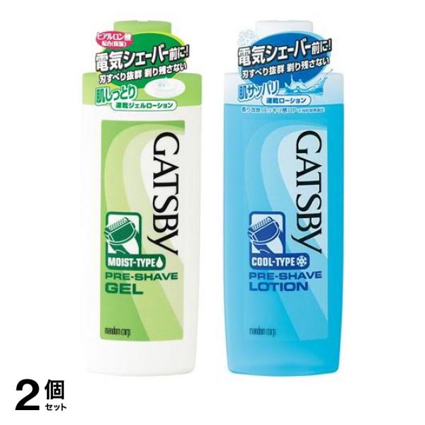 2個セット クーポン有 ギャツビー（ＧＡＴＳＢＹ） プレシェーブジェル 140mL ＆プレシェーブローション 140mL
