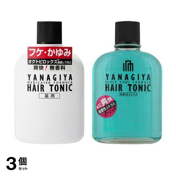3個セット クーポン有 柳屋 薬用ヘアトニック フケ・かゆみ用 240mL ＆ヘアトニック 微香性 シトラス 240mL