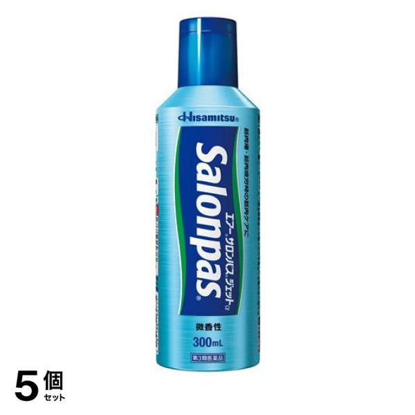 【第３類医薬品】5個セット クーポン有 エアーサロンパスジェットα 300mL スプレー式鎮痛消炎剤 痛み止め薬 筋肉疲労 肩こり 腰痛 関節痛 市販 9,772円