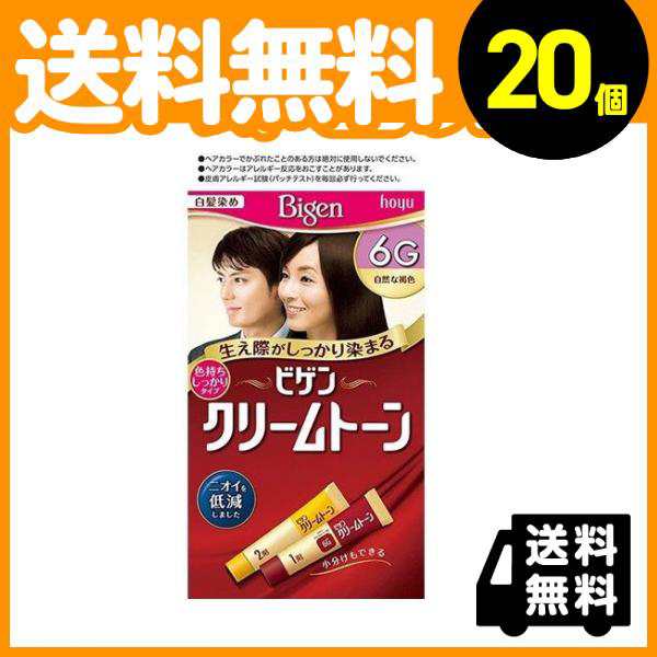 20個セットビゲン クリームトーン 6G 自然な褐色 [1剤40g+2剤40g] 1個