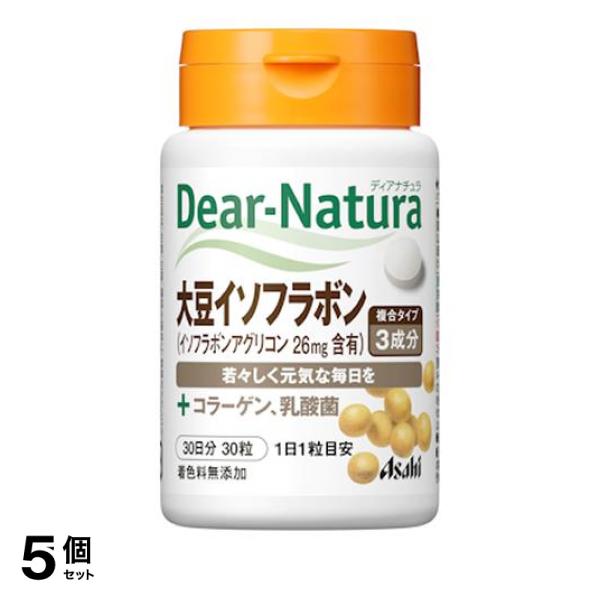 5個セット クーポン有 サプリメント 女性 健康 ディアナチュラ 大豆イソフラボン 30日分 30粒