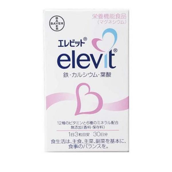 エレビット ボトル ９０錠 バイエル 葉酸サプリメント - ビタミン