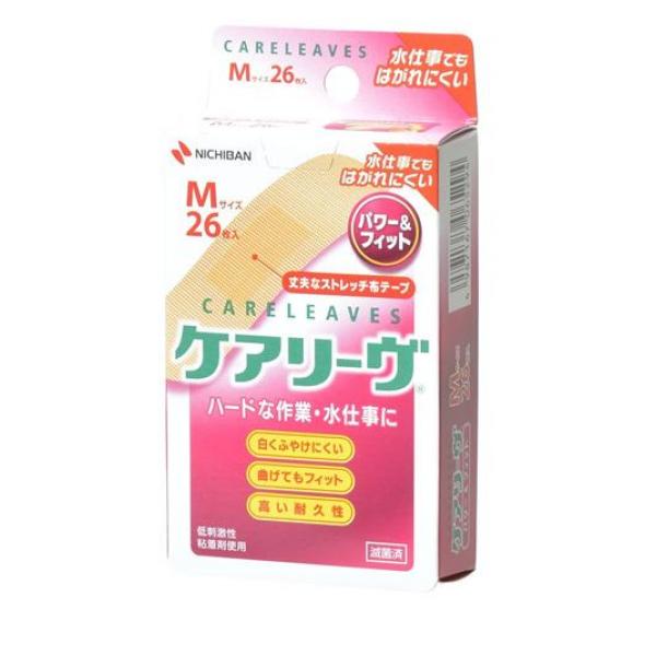 クーポン有 ケアリーヴ パワー＆フィット Mサイズ 26枚入 (CLP26M)(定形外郵便での配送)