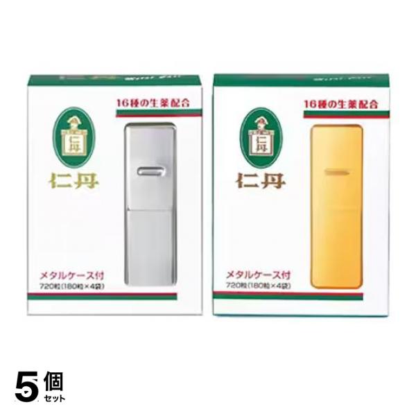 5個セット クーポン有 森下仁丹 仁丹(じんたん) メタルケース付き 720粒 (=180粒×4袋)の通販は 5,205円
