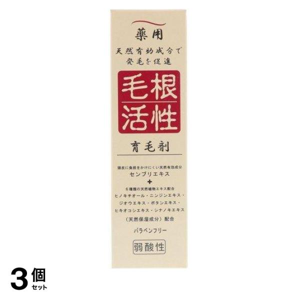 3個セット クーポン有 育毛剤 男性用 女性用 市販 スカルプケア 頭皮ケア 発毛促進 薬用 毛根活性育毛剤 150mL