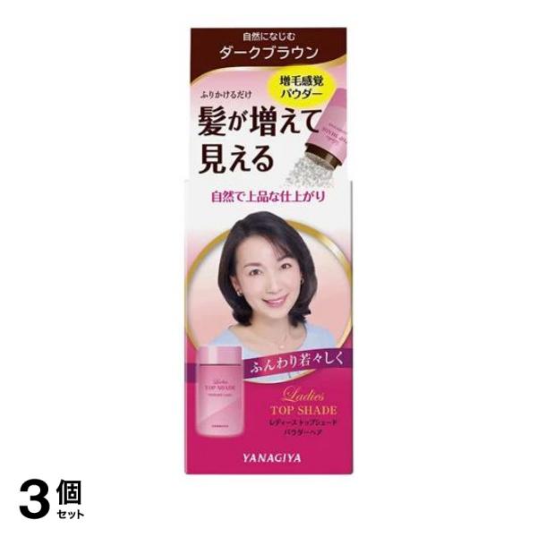 3個セット クーポン有 レディース トップシェード パウダーヘア ダークブラウン 20g