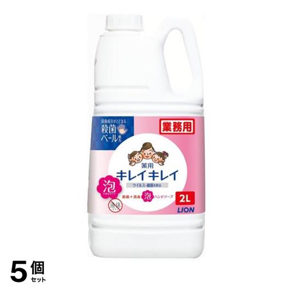 5個セット クーポン有 キレイキレイ薬用泡ハンドソープ 業務用 2L