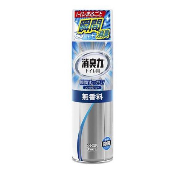 日本廉価 消臭力 トイレ用スプレー 無香料 330mL≪宅配便での配送≫ 日用品・文房具・手芸用品