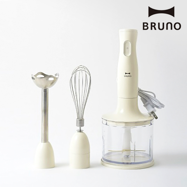 BRUNO ブレンダー マルチスティックブレンダー ブルーノ BOE034 離乳食 混ぜる つぶす 刻む 砕く 泡立てるの通販は 6,221円