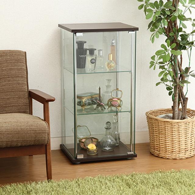 コレクションケース フィギュアケース 3段 高さ86cm 全面ガラス