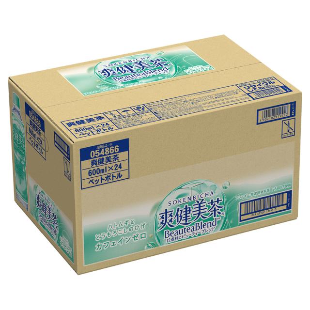コカ・コーラ 爽健美茶 600mL×24本 （24本×1ケース）の通販はau PAY