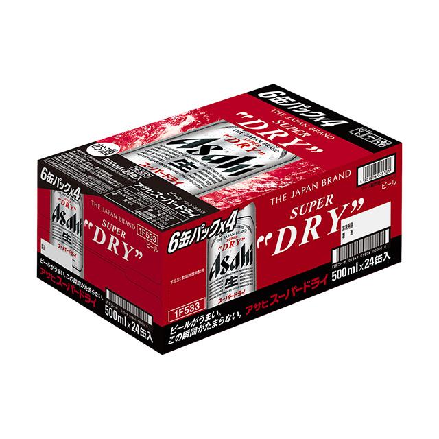 アサヒビールスーパードライ 500ml×48（1ケース+4x6缶）ご注意ください Amazon.co.jp: アサヒ スーパードライ 500ml 6缶 : 食品・飲料・お酒
