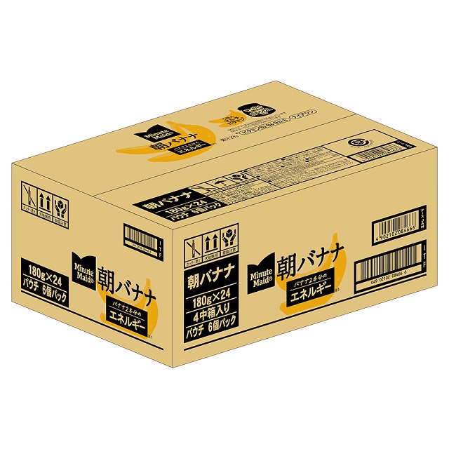 コカ・コーラ ミニッツメイド 朝バナナ ゼリー飲料 180g×24個 （24個×1