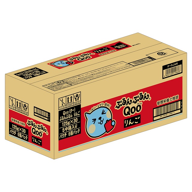 ゼリー飲料 ミニッツメイド ぷるんぷるんQoo りんご ゼリー 125g