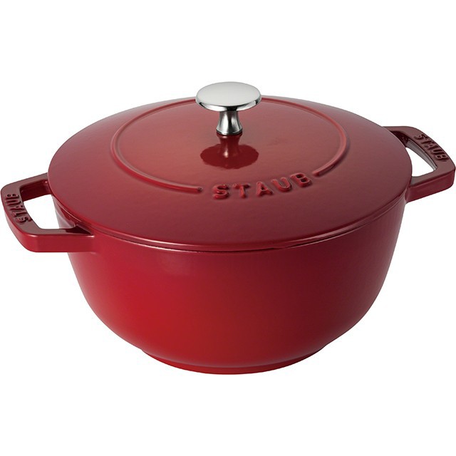 staub ストウブ 鍋 ワナベ Wa-NABE L 20cm 日本正規販売品 両手 鋳物