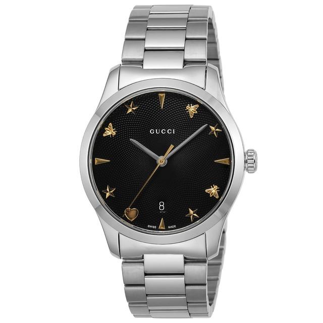 GUCCI(グッチ) 腕時計 YA1264029A Gタイムレス メンズ ブラック
