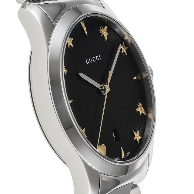 GUCCI(グッチ) 腕時計 YA1264029A Gタイムレス メンズ ブラックの通販