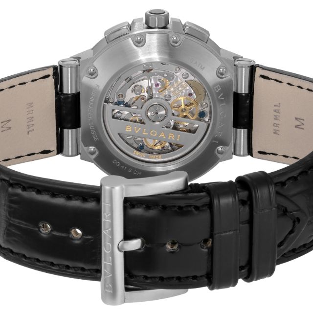 BVLGARI(ブルガリ) 腕時計 DG41BSLDCHTA ディアゴノ メンズ ブラックの
