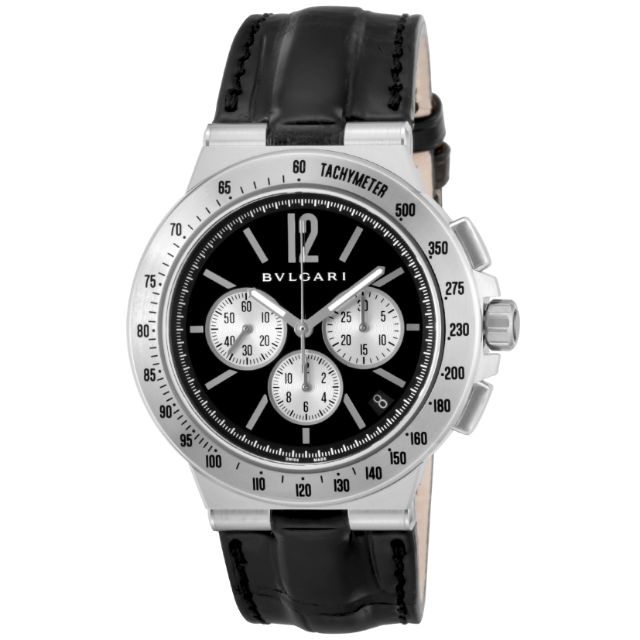 【新品】ブルガリ BVLGARI 腕時計 メンズ DG41BSLDCHTA 自動巻き（手巻き付） ブラックxブラック アナログ表示 BVLGARI(ブルガリ) 腕時計 DG41BSLDCHTA ディアゴノ メンズ ブラックの
