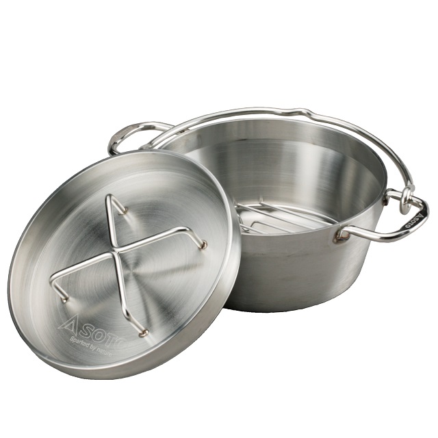 新富士バーナー SOTO ST-908 ステンレス ダッチオーブン 8インチ アウトドア キャンプ ソロキャン BBQ レジャーの通販は 15,620円