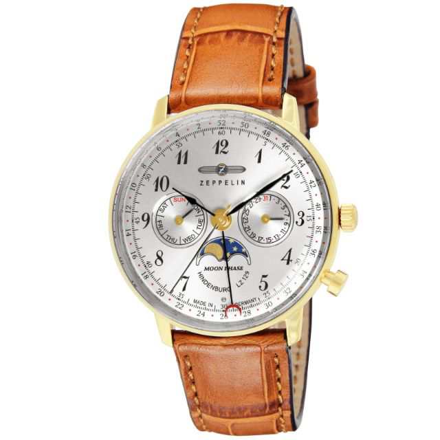 ツェッペリン ZEPPELIN 腕時計 メンズ腕時計 7039-1 HINDENBURGmoonphase