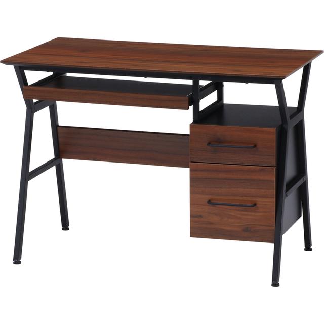 Aibiju 天然木 机 デスク パソコンデスク 幅100奥行55高さ75cm