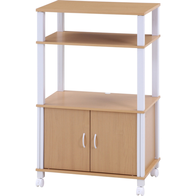 収納 フィット マルチワゴン ナチュラル ホワイト キッチン 片付け 整理 リビング 棚 ラックの通販は