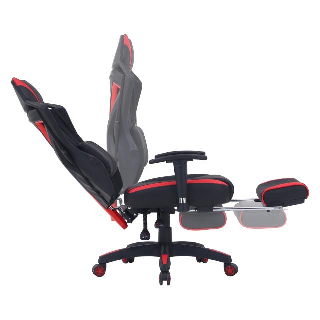 新品　送料無料　ゲーミングチェア　フットレスト付　レッド Amazon.co.jp: SITMOD ゲーミングチェア フットレスト付き ビッグ
