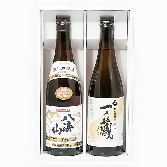 八海山 特別本醸造 ＆ 一ノ蔵 特別純米辛口 ギフトセット 720mL×2本 4