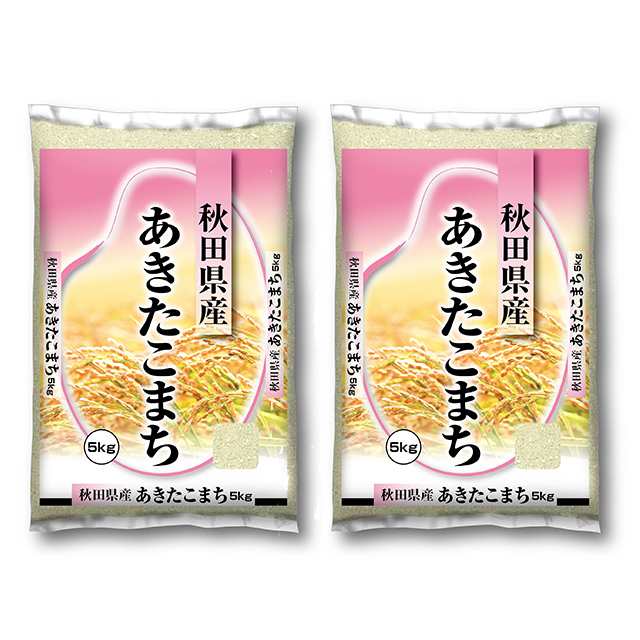 あきたこまち　au　PAY　マーケット　国内産　精白米　米　秋田県産　ブランド米　PAY　秋田産の通販はau　ダイレクトストア　新米　マーケット－通販サイト　au　PAY　令和5年産　10kg（5kg×2袋）　お米　マーケット