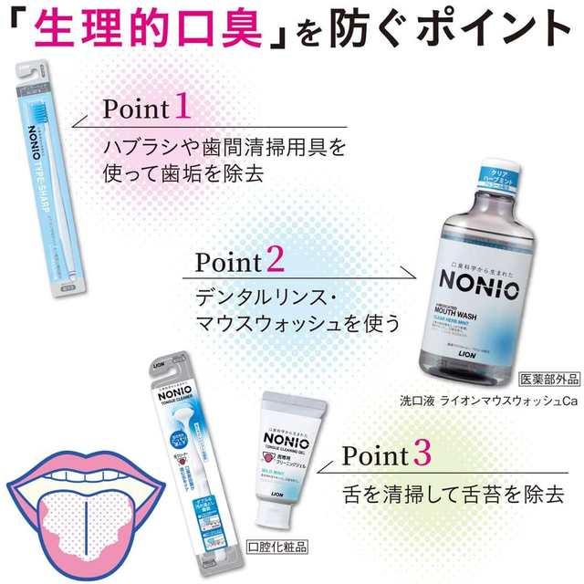 NONIO ノニオ ハブラシ TYPE-SHARP ふつう 6本セット ライオン