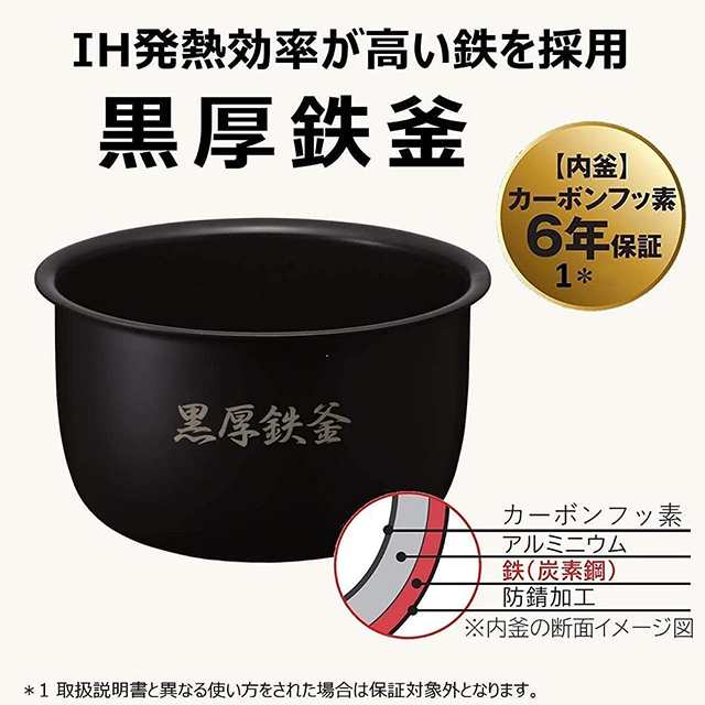 炊飯器 炊飯ジャー 5.5合 圧力IH スチームIH ふっくら御膳 RZ-AX10M R メタリックレッド 日立｜au PAY マーケット