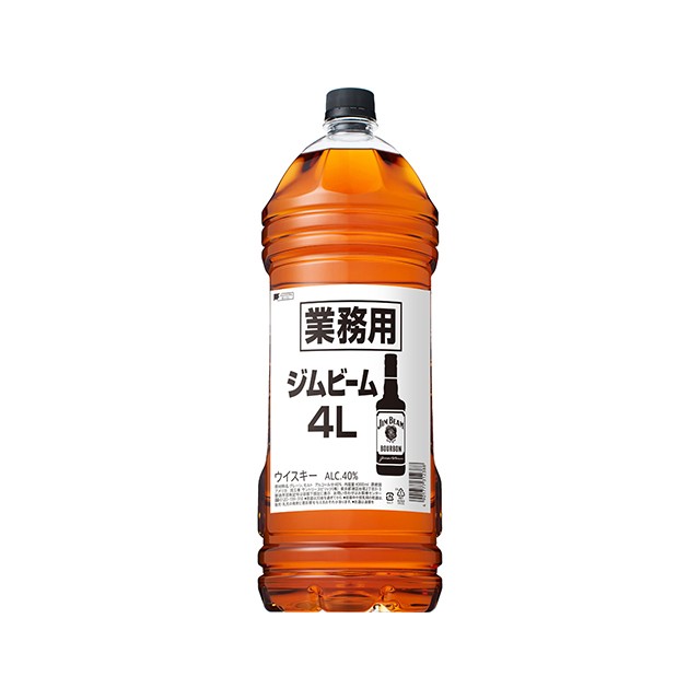 ウイスキー新・ジムビーム４L　３本