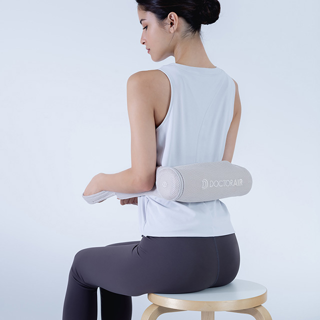 DOCTOR AIR 筋膜ローラー ホワイト 楽天市場】【15日P10倍】 マッサージローラー 筋膜ローラー 肩