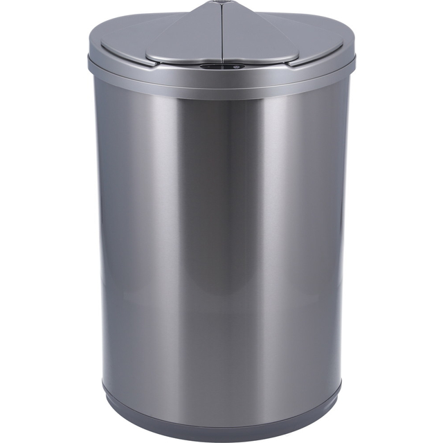 リス 厨房用キャスターペール 45Lグレー 1台 リス(RISU) 厨房用キャスターペール グレー 45L 蓋・排水栓付 45型