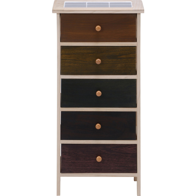 【新品・送料無料】桐製 マルチカラフル5段ボックス シンクエ 2 桐製 マルチカラフル5段ボックス シンクエ 2の通販はau PAY