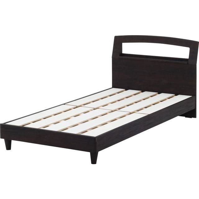 木製ベッドフレーム ヘーゼル Ｓ シングル ベッド ナチュラルのサムネイル